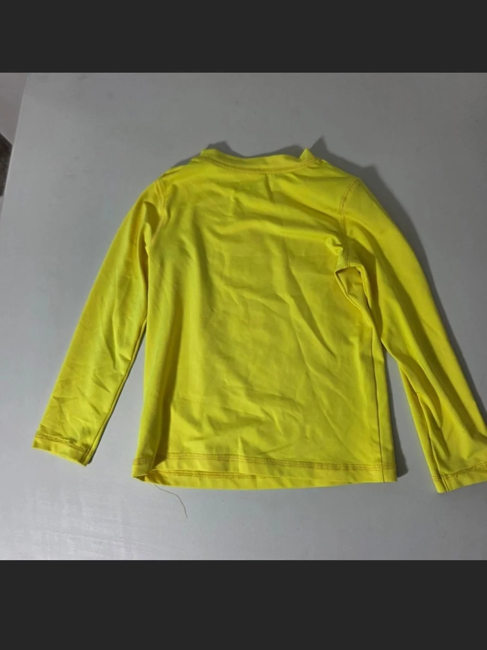 Look On The Bright Side Yellow Long-Sleeve Kids Rashguard